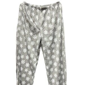 Designer Womens White Snowflakes Pajamas Size Medium